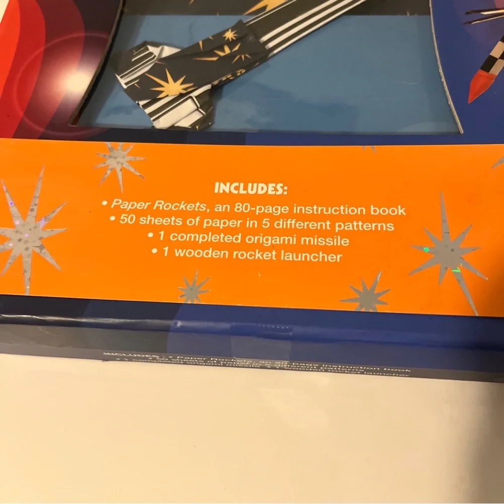 NEW UNOPENED Paper Rockets Kit AIRPLANE SHUTTLE SPACE AGE NASA MISSILE 50 Sheets
